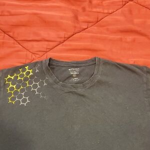 Buffalo David Bitton Black T-Shirt with Yellow Accents
